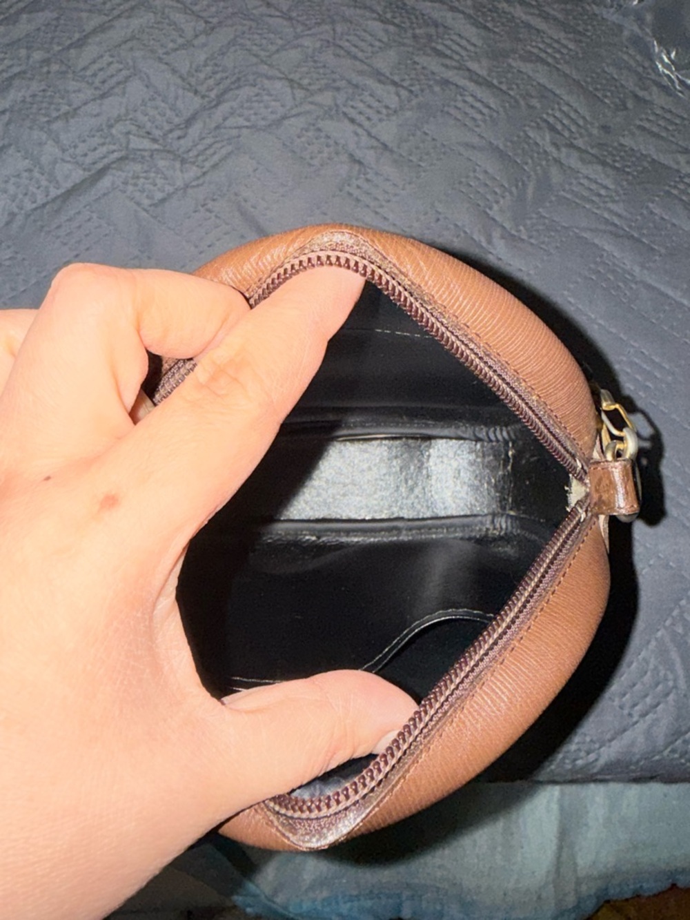 Burberry Brown/Beige Check Crossbody Bag - Picture 4 of 9